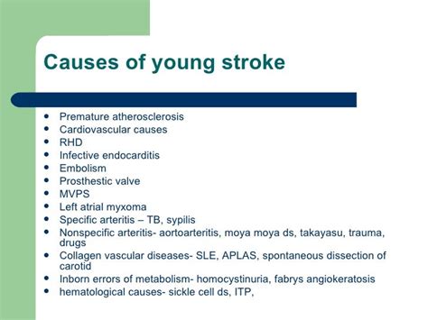 Interesting Cases Of Young Stroke