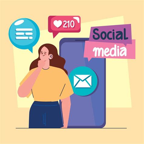 Social Media Girl Vector Art Icons And Graphics For Free Download