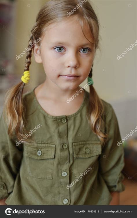 Pretty Little Girl Stock Photo By ©reanas 170838918
