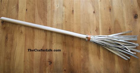 .at upcycled broom projects or ways to make brooms yourself, did we really catch your eye when we started talking earlier on about ways to make a storage 11. DIY Wrapping Paper Roll Broomstick - The Crafter Life