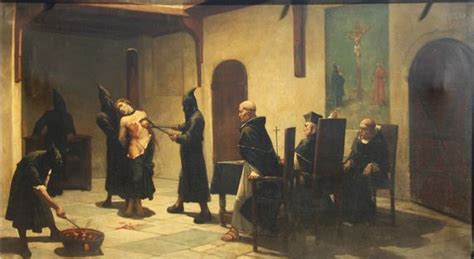 Continental School 19th Century Inquisition Scene Torture Scene Mutualart