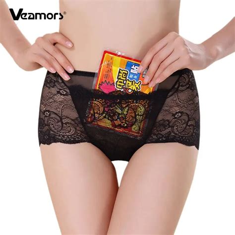buy veamors sexy front warm pocket lace panties women s flower pattern