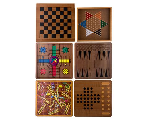 10 In 1 Wooden Board Game Set Nz