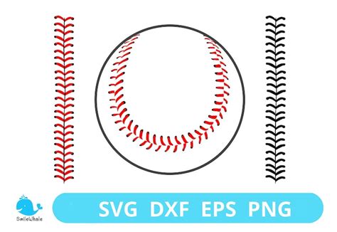 Baseball Stitches Svg Digital File Illustration Cutting Etsy