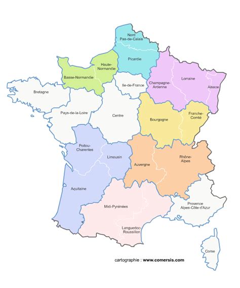 Redécoupage Des Régions La Carte