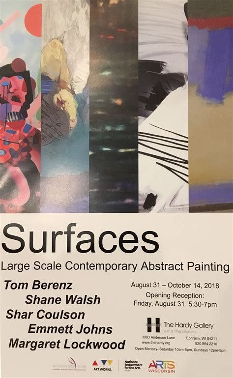Surfaces Large Scale Contemporary Abstract Painting Exhibit At The
