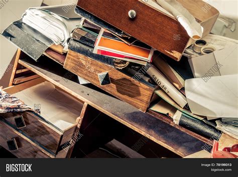 Messy Workplace Image And Photo Free Trial Bigstock