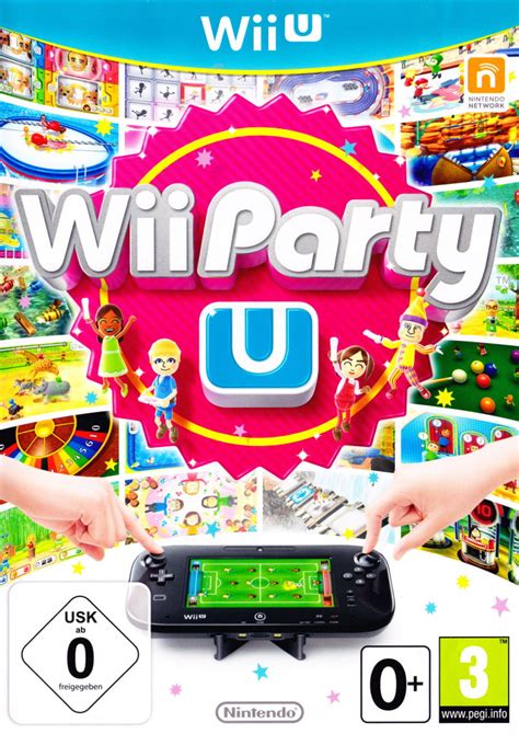 Wii Party U 2013 Wii U Box Cover Art Mobygames