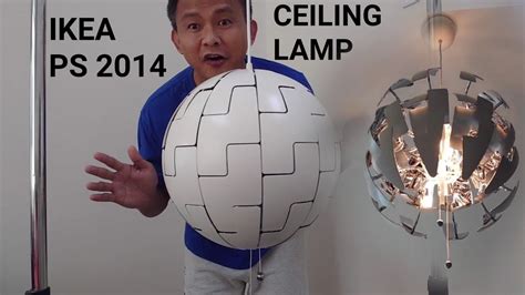 Unboxing And Install The Ikea Ps 2014 Death Star Ceiling Pendant Lamp