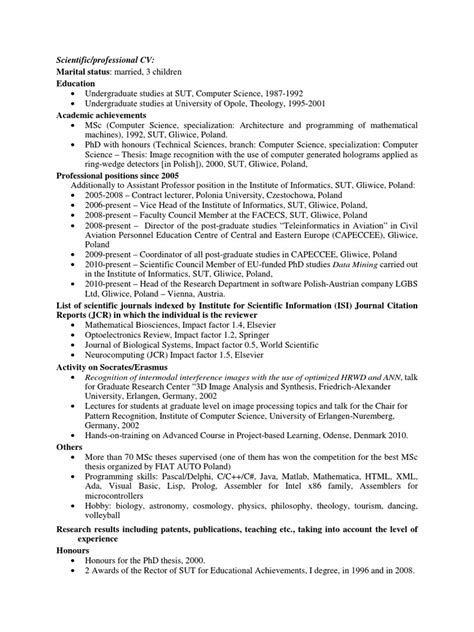 500+ professional resume templates & 42 perfect resume formats.2. Scientific Cv | Computer Science | Artificial Intelligence