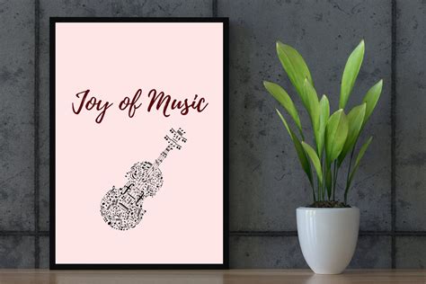 Joy Of Music Printable Wall Art Printable Poster Home Etsy