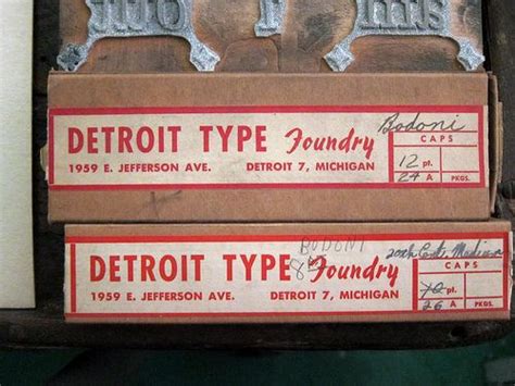 Detroit Type Foundry | Detroit, Typography, Detroit city