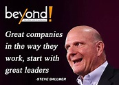The Steve Ballmer Quotes Inspiring Success - | Beyond Exclamation