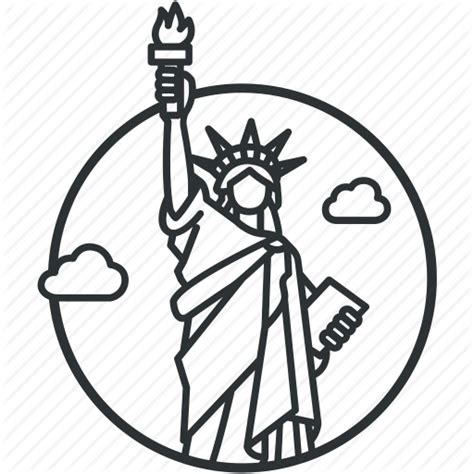 Statue Of Liberty Drawing Template At Getdrawings Free Download
