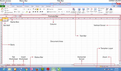 Tampilan Lembar Kerja Microsoft Excel Imagesee