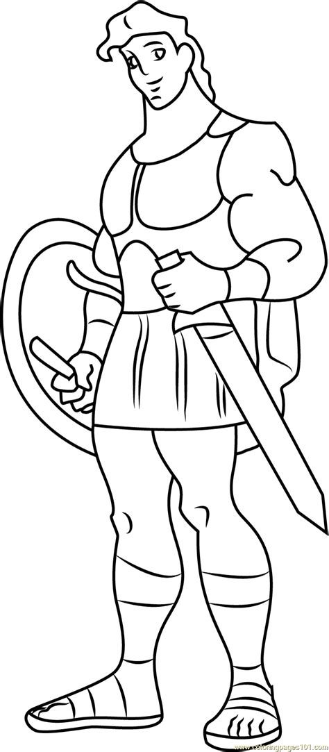 Review Of Hercules Coloring Pages To Print References