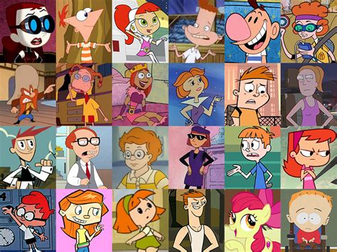 Images Of Cartoon Characters With Ginger Hair