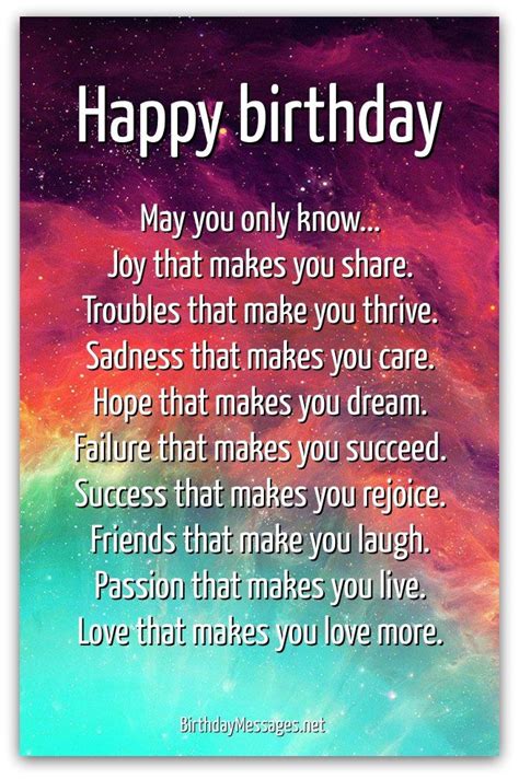 Your birthday poem does not need to be long. Inspirational Birthday Poems - Page 2 | Birthday quotes ...