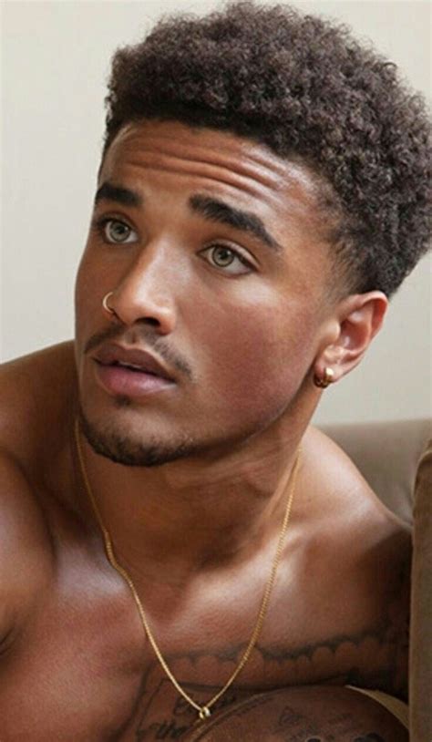 Pin By Green Eyes On Handsome Men Male Model Face Black Men Hairstyles Black Male Models