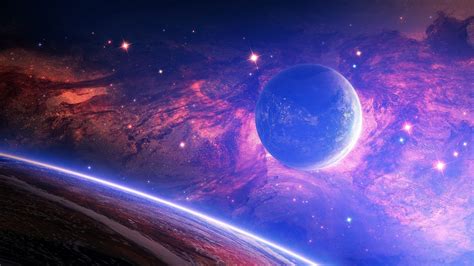Download Galaxy Space Sci Fi Planet Hd Wallpaper
