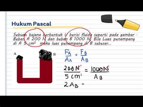 Contoh Soal Dan Pembahasan Hukum Pascal Part 1 YouTube