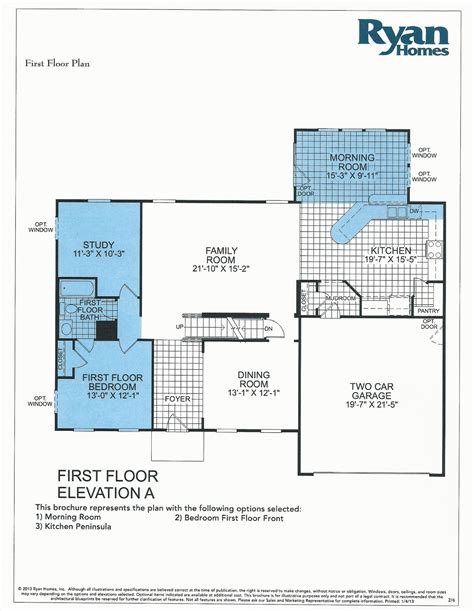 Building A Verona With Ryan Homes Verona Floor Plan