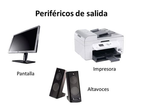 Perifericos De Salida Que Son Tipos Ejemplos Y Caracteristicas