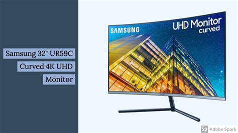 Samsung 32 Ur59c Curved 4k Uhd Monitor Unboxing Youtube