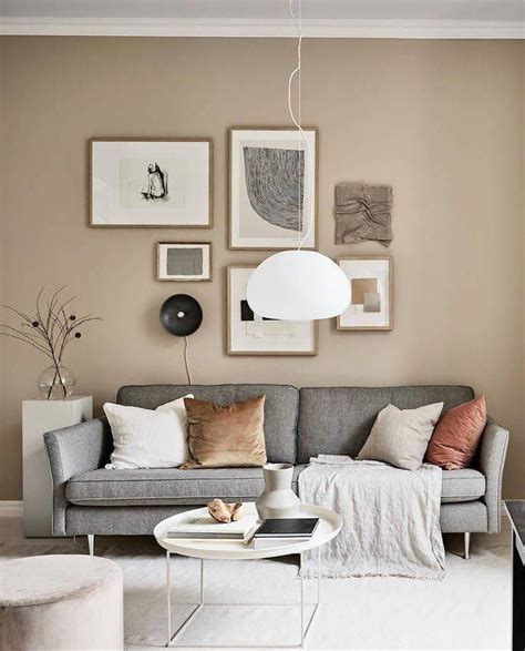 Small studio with beige walls - COCO LAPINE DESIGN | Beige and grey