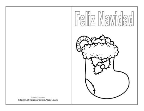 Tarjetas De Navidad Para Imprimir Y Colorear