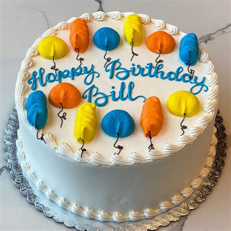 Balloon Decorated Cake We Create Delicious Memories Oakmont Bakery