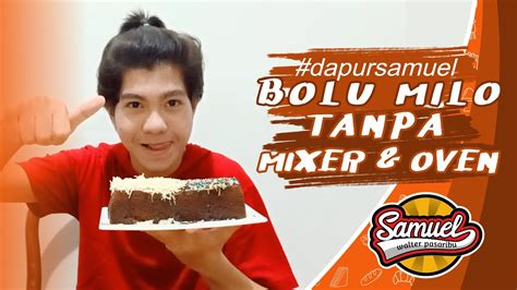 Untuk lebih lengkapnya berikut resep dan cara membuat bolu kukus yang tribunnews.com rangkum dari sajiansedap.com 1. RESEP & CARA MEMBUAT BOLU MILO TANPA MIXER & OVEN #milo # ...
