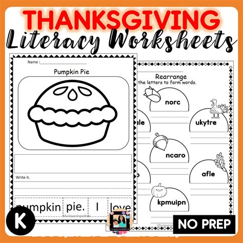 Thanksgiving Literacy Activities November Made By Teachers