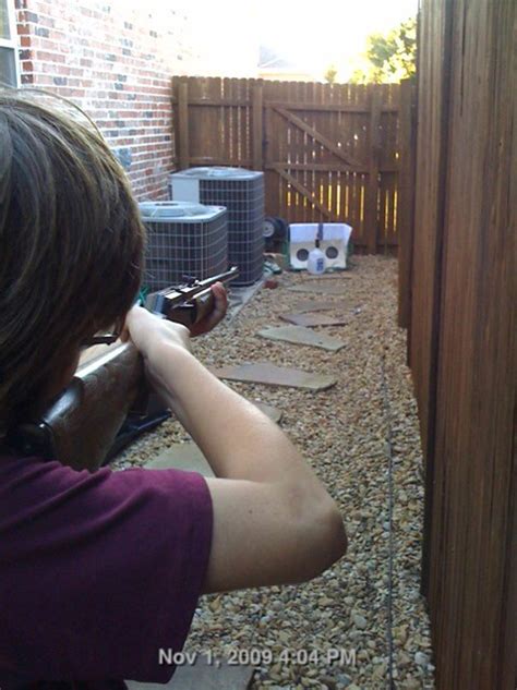 Backyard Bb Gun Shooting Range With Ryan Fb Ryans Using Flickr