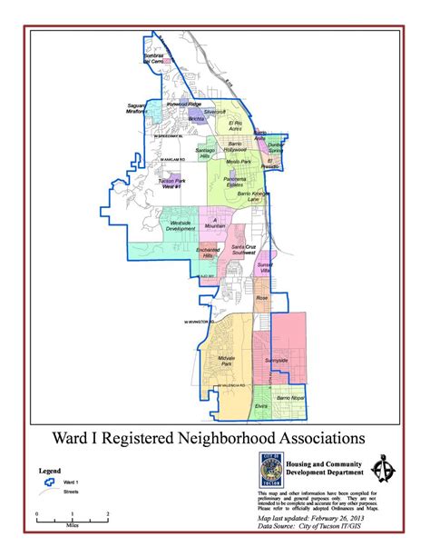 Ward 1 Neighborhoods And Maps Official Website Of The City Of Tucson
