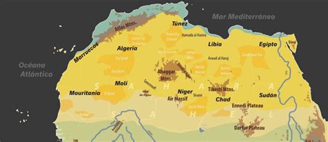 Sahara Desert Map Und Detaillierte Informationen Reiseblog