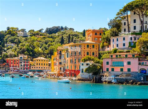 Portofino Is An Italian Fishing Village Genoa Province Italy A