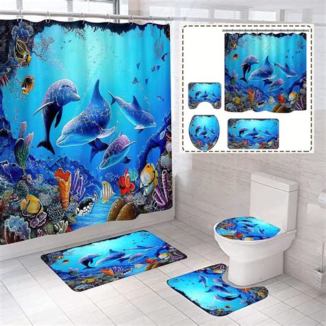 Fish Bathroom Accessories Sets Rispa