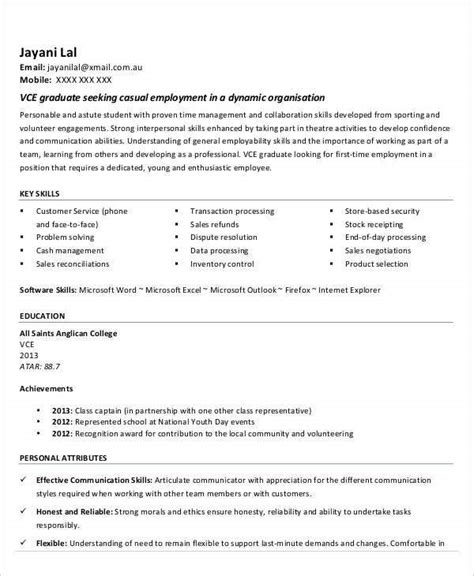 14 First Resume Templates Pdf Doc Free And Premium Templates
