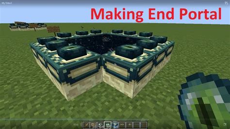 How To Make End Portal In Minecraft 113actual Method Youtube
