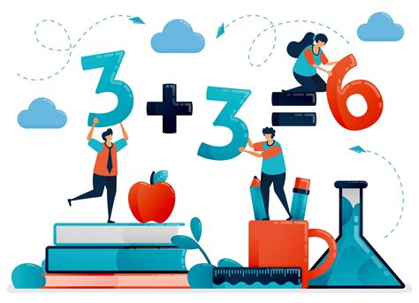 Educación Para Niños Lección De Matemáticas Para Contar Y Numerar