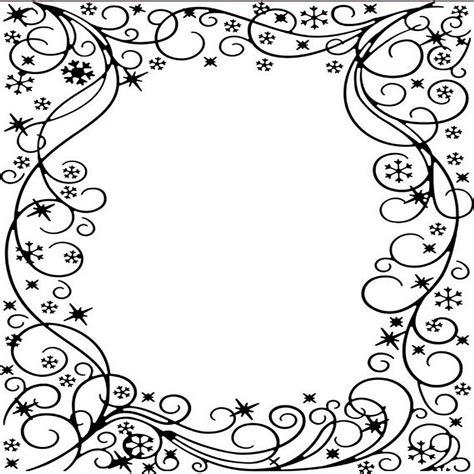 Creative Expressions Embossing Folder Wintery Frame 5 34 X 7 12