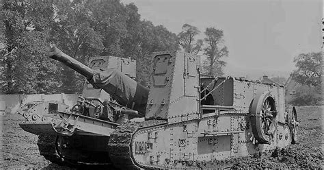 Glimpses Of The Great War The Gun Carrier Mark I The First Piece Of