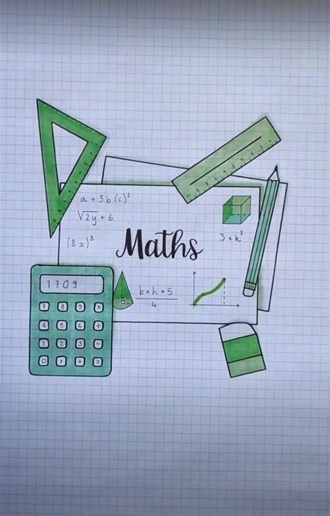 Idée page de garde maths Cahiers de maths Planificateur de leçon