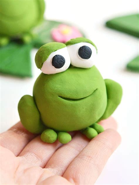 How To Make A Clay Frog One Little Project
