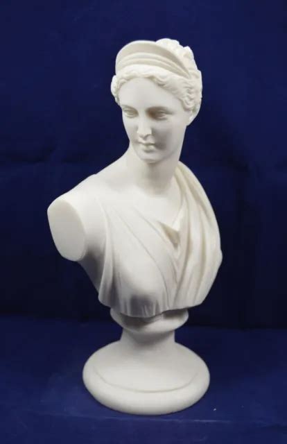 ARTEMIS DIANA BUST Sculpture Ancient Greek Goddess Of Hunt Statue PicClick UK