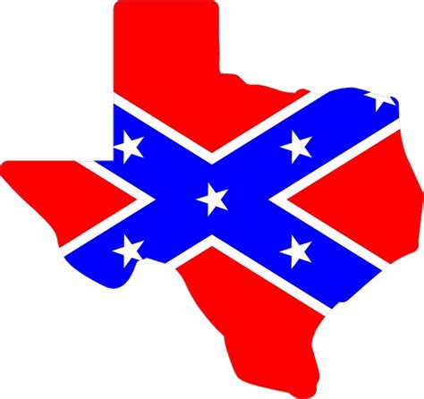 Texas Rebel Confederate Flag Decal Sticker 03