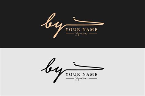 By Initial Letter Signature Luxury Logo Graphic By Graphicfirozkabir
