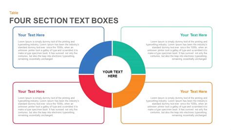 Cung Cấp Số Lượng Lớn Mẫu Powerpoint Template 4 Sections Phù Hợp Với