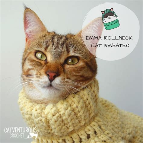 11 Purr Fectly Adorable And Free Crochet Cat Sweater Patterns